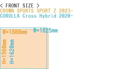 #CROWN SPORTS SPORT Z 2023- + COROLLA Cross Hybrid 2020-
